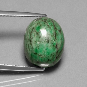 Maw-sit-sit Verde naturale da 15.05 ct, Taglio ovale, Opaco