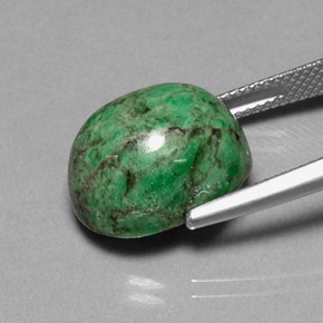 Maw-sit-sit Verde naturale da 15.05 ct, Taglio ovale, Opaco