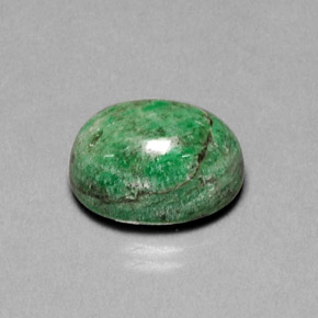 Maw-sit-sit naturale verde da 11,30 ct, taglio ovale, opaco