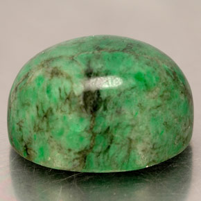 Maw-sit-sit naturale verde da 19,74 ct, taglio ovale, opaco