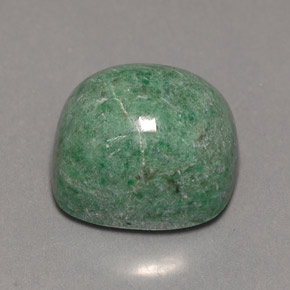 Maw-sit-sit naturale verde da 9,50 ct, taglio a cuscino, opaco