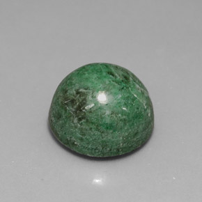Maw-sit-sit naturale verde da 8,75 ct, taglio rotondo, opaco