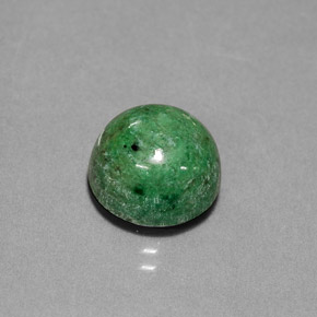 Maw-sit-sit naturale verde da 5,88 ct, taglio rotondo, opaco
