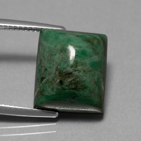 Maw-sit-sit naturale verde da 15,54 ct, baguette, opaco