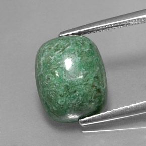 Maw-sit-sit Verde naturale da 6.75 ct, Taglio a cuscino, Opaco