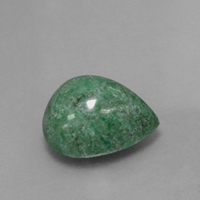 Maw-sit-sit naturale verde da 5,20 ct, taglio a pera, opaco