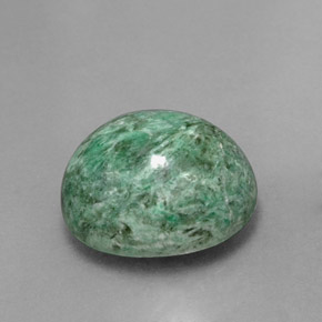 Maw-sit-sit naturale verde da 7,78 ct, taglio ovale, opaco