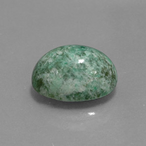 Maw-sit-sit naturale verde da 4,23 ct, taglio ovale, opaco