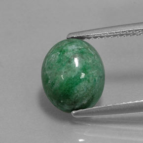 Maw-sit-sit verde naturale da 3,61 ct, a forma di cuore, opaco