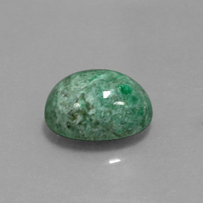 Maw-sit-sit naturale verde da 3,14 ct, taglio ovale, opaco