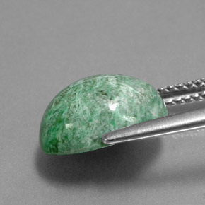 Maw-sit-sit Verde naturale da 4.99 ct, Taglio ovale, Opaco