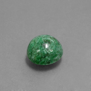 Maw-sit-sit verde naturale da 1,88 ct, taglio rotondo, opaco