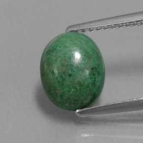 Maw-sit-sit Verde naturale da 1.95 ct, Taglio ovale, Opaco