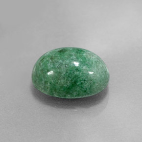 Maw-sit-sit naturale verde da 3,87 ct, taglio ovale, opaco