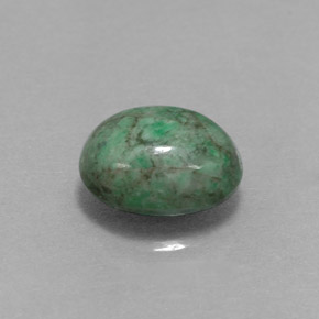 Maw-sit-sit naturale verde da 2,36 ct, taglio ovale, opaco