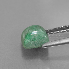 Maw-sit-sit naturale verde da 2,13 ct, quadrato, opaco