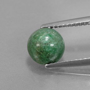 Maw-sit-sit naturale verde da 1,79 ct, taglio rotondo, opaco