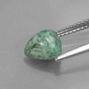 Maw-sit-sit Verde naturale da 1.87 ct, Taglio trillion, Opaco