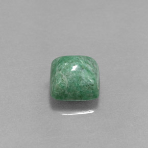 Maw-sit-sit naturale verde da 1,51 ct, quadrato, opaco