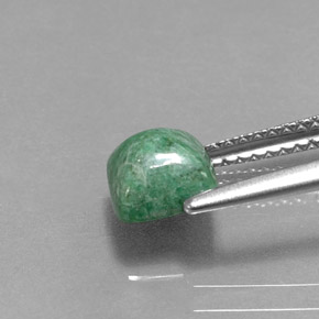 Maw-sit-sit naturale verde da 1,51 ct, quadrato, opaco