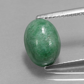 Maw-sit-sit Verde naturale da 3.83 ct, Taglio ovale, Opaco