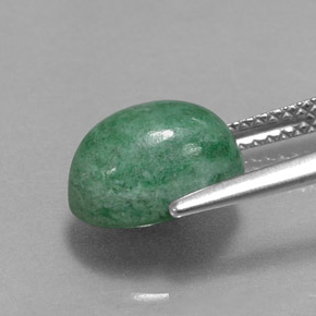 Maw-sit-sit Verde naturale da 3.83 ct, Taglio ovale, Opaco