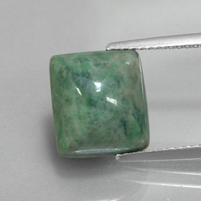 Maw-sit-sit naturale verde da 6,10 ct, baguette, opaco