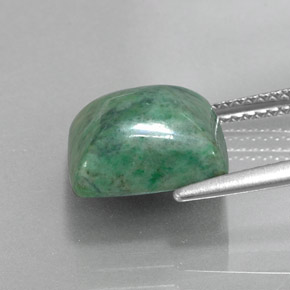 Maw-sit-sit naturale verde da 6,10 ct, baguette, opaco