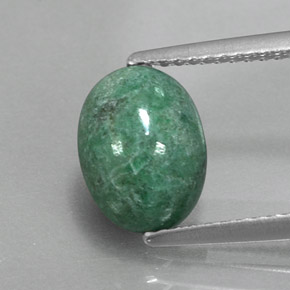 Maw-sit-sit Verde naturale da 2.22 ct, Taglio ovale, Opaco