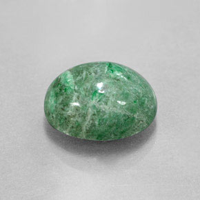Maw-sit-sit naturale verde da 4,55 ct, taglio ovale, opaco