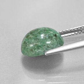 Maw-sit-sit Verde naturale da 3.47 ct, Taglio ovale, Opaco