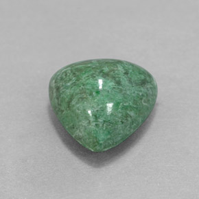 Maw-sit-sit naturale verde da 4,64 ct, trillion, opaco