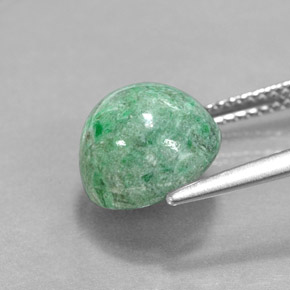 Maw-sit-sit Verde naturale da 5.47 ct, Taglio rotondo, Opaco