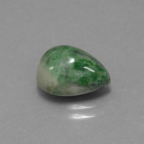 Maw-sit-sit Verde naturale da 3.94 ct, Forma a pera, Opaco