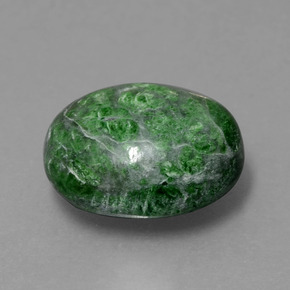 Maw-sit-sit Verde scuro naturale da 8.83 ct, Taglio ovale, Opaco