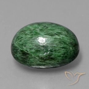 Maw-Sit-Sit Verde scuro naturale da 11.05 ct, Ovale, Opaco
