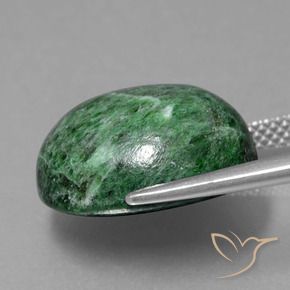 Maw-Sit-Sit Verde medio naturale da 14.02 ct, Ovale, Opaco