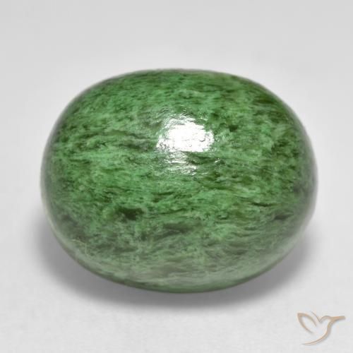 14.82ct Naturale Verde Pino Maw-sit-sit, Ovale, Opaco