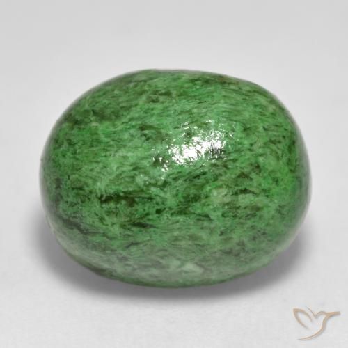 Maw-Sit-Sit Verde scuro naturale da 15.24 ct, Ovale, Opaco