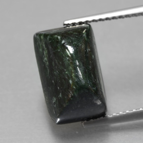Maw-sit-sit naturale verde da 6,22 ct, baguette, opaco