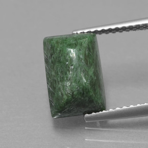 Maw-sit-sit Verde naturale da 3.28 ct, Taglio a baguette, Opaco