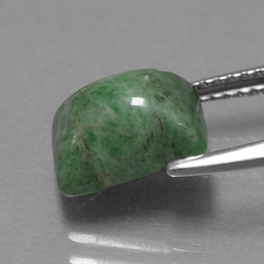 Maw-sit-sit naturale verde da 3,11 ct, baguette, opaco
