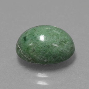 Maw-sit-sit naturale verde da 4,08 ct, taglio ovale, opaco