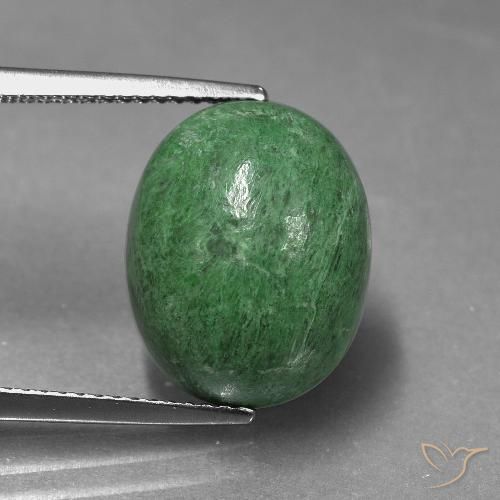 10.46ct Naturale Verde medio Maw-sit-sit, Ovale, Opaco