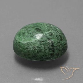 Maw-Sit-Sit Verde medio naturale da 15.03 ct, Ovale, Opaco