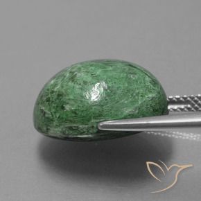 Maw-Sit-Sit Verde medio naturale da 15.03 ct, Ovale, Opaco