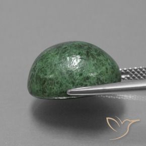 Maw-Sit-Sit Verde medio naturale da 14.06 ct, Ovale, Opaco