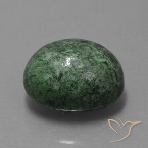 Maw-Sit-Sit Verde terroso naturale da 15.84 ct, Ovale, Opaco