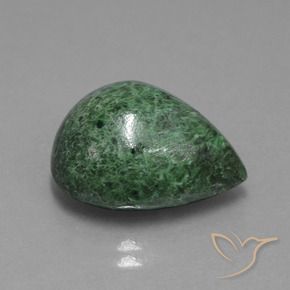 Maw-Sit-Sit Verde medio naturale da 14.34 ct, Forma a pera, Opaco