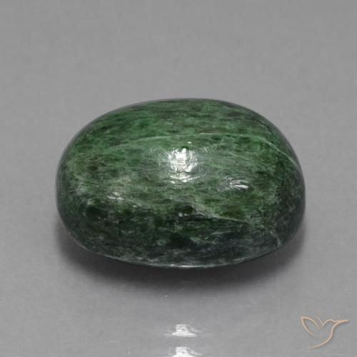 Maw-Sit-Sit Verde terroso naturale da 13.40 ct, Ovale, Opaco